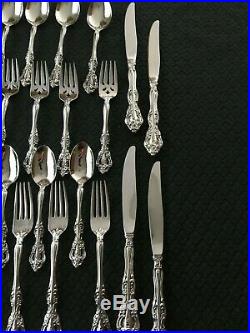 40 Pieces Full 5 Piece Service For 8 Oneida Michelangelo Stainless Steel