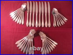 40 Pieces ONEIDA JACKSON Satin STAINLESS FLATWARE Spoons Forks Knives