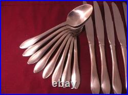 40 Pieces ONEIDA JACKSON Satin STAINLESS FLATWARE Spoons Forks Knives