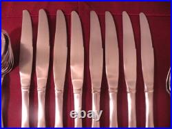 40 Pieces ONEIDA JACKSON Satin STAINLESS FLATWARE Spoons Forks Knives