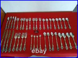 40 Pieces Oneida Michelangelo Cube Stainless Flatware Set Service for 4