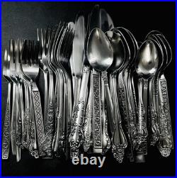 40 Vtg Stainless Flatware Mismatched Japan EKCO National Interpur Oneida Mixed