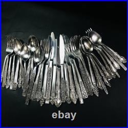 40 Vtg Stainless Flatware Mismatched Japan EKCO National Interpur Oneida Mixed