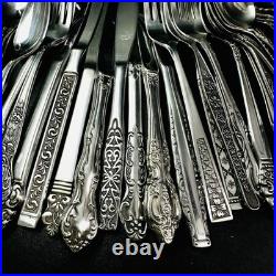 40 Vtg Stainless Flatware Mismatched Japan EKCO National Interpur Oneida Mixed