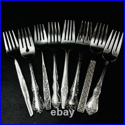 40 Vtg Stainless Flatware Mismatched Japan EKCO National Interpur Oneida Mixed