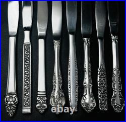 40 Vtg Stainless Flatware Mismatched Japan EKCO National Interpur Oneida Mixed