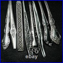 40 Vtg Stainless Flatware Mismatched Japan EKCO National Interpur Oneida Mixed