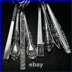 40 Vtg Stainless Flatware Mismatched Japan EKCO National Interpur Oneida Mixed