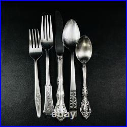 40 Vtg Stainless Flatware Mismatched Japan EKCO National Interpur Oneida Mixed