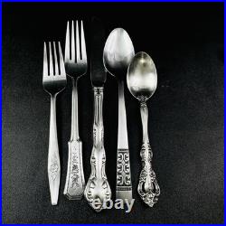 40 Vtg Stainless Flatware Mismatched Japan EKCO National Interpur Oneida Mixed