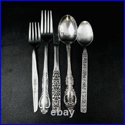40 Vtg Stainless Flatware Mismatched Japan EKCO National Interpur Oneida Mixed