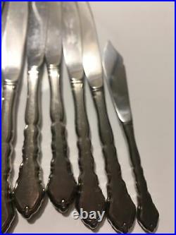 41 Pieces Oneida Satinique Stainless Flatware Lot (#ii)