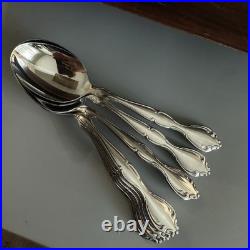 41 Vtg Oneida Cantata Community Stainless Flatware Set Plus Serving Wooden Box