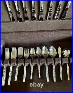 42 Pc Oneida SPANADA Stainless Flatware Service for 8 Rogers Premier EXCELLENT