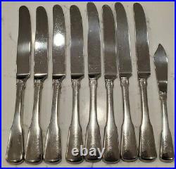 42 Piece Set Oneida Heirloom Cube AMERICAN COLONIAL USA Stainless Flatware
