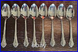 42 Pieces Oneida BANCROFT Stainless Flatware, Place Settings. Excellent