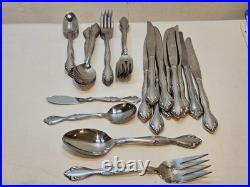42 Pieces Oneida Cantata Stainless Flatware