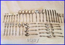 43 Piece Lot Set Oneida USA Stainless Satin Cantata