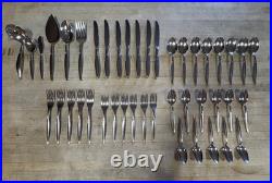43 pcs DRIFTWOOD Community Oneida Stainless Includes Serving Pieces