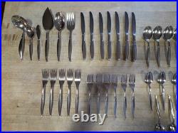 43 pcs DRIFTWOOD Community Oneida Stainless Includes Serving Pieces