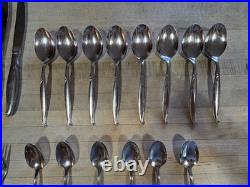 43 pcs DRIFTWOOD Community Oneida Stainless Includes Serving Pieces