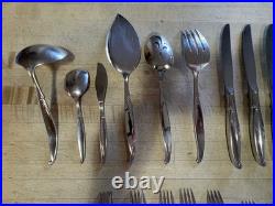 43 pcs DRIFTWOOD Community Oneida Stainless Includes Serving Pieces