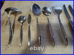 43 pcs DRIFTWOOD Community Oneida Stainless Includes Serving Pieces