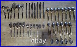 43 pcs DRIFTWOOD Community Oneida Stainless Includes Serving Pieces