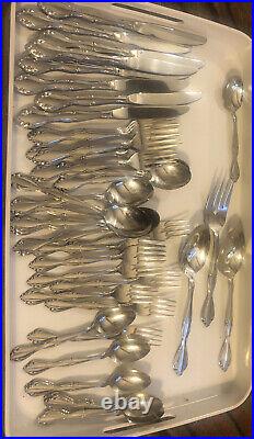 44 Pc Oneida Community CANTATA Stainless Flatware Service For 8 Plus 4 Servers