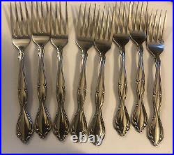 44 Pc Oneida Community CANTATA Stainless Flatware Service For 8 Plus 4 Servers