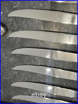 44 Pics Oneida Distinction Deluxe HH Stainless Including 8 SERVING PIECES Mint