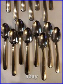 44 Pieces ONEIDA Golden Etage Stainless Flatware 7 x 5 pc Place Settings + Extra