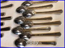 44 Pieces ONEIDA Golden Etage Stainless Flatware 7 x 5 pc Place Settings + Extra