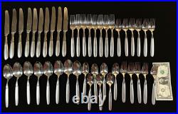 44 x Vintage ONEIDA USA Paradox Frost & Glossy Stainless Steel Lot Discontinued 44 x Vintage ONEIDA USA Paradox Frost & Glossy Stainless Steel Lot Discontinued