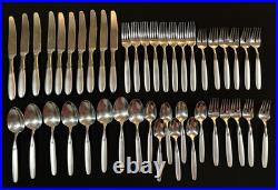 44 x Vintage ONEIDA USA Paradox Frost & Glossy Stainless Steel Lot Discontinued 44 x Vintage ONEIDA USA Paradox Frost & Glossy Stainless Steel Lot Discontinued