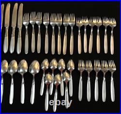 44 x Vintage ONEIDA USA Paradox Frost & Glossy Stainless Steel Lot Discontinued 44 x Vintage ONEIDA USA Paradox Frost & Glossy Stainless Steel Lot Discontinued