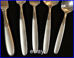 44 x Vintage ONEIDA USA Paradox Frost & Glossy Stainless Steel Lot Discontinued