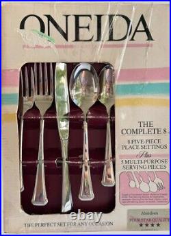 44Oneida Stainless Flatware Aberdeen Maestro St. Leger FORK KNIFE SPOON SERVING