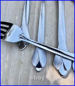 44pcs Oneida Satin TRIBECA Stainless Flatware (Service for 8) Top Condition