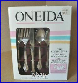45 Oneida Stainless Steel Flatware TRIBECA GLOSSY NEW IN THE BOX