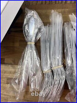 45 PC Set Oneida Risotto 18/10 Stainless Flatware Service For 8 READ Missing 2