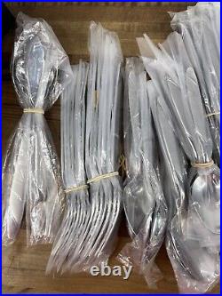 45 PC Set Oneida Risotto 18/10 Stainless Flatware Service For 8 READ Missing 2