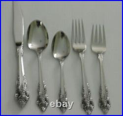 45 Pc Oneida Community STAINLESS STEEL CHERBOURG FLATWARE SET! Serving Pieces