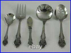 45 Pc Oneida Community STAINLESS STEEL CHERBOURG FLATWARE SET! Serving Pieces