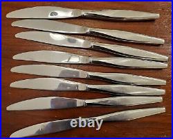 45 piece Windrift Set for 8 Rogers Oneida Stainless Silverware Flatware +Serving