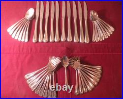 45 pieces Oneida SAND DUNE Stainless Flatware Glossy 7+ Place Settings