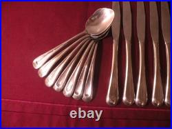45 pieces Oneida SAND DUNE Stainless Flatware Glossy 7+ Place Settings