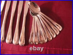 45 pieces Oneida SAND DUNE Stainless Flatware Glossy 7+ Place Settings