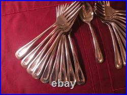 45 pieces Oneida SAND DUNE Stainless Flatware Glossy 7+ Place Settings