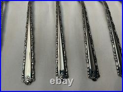 46 PCS Oneida CHERIE Stainless Steel Flatware Forks Knives Spoons Serving + Ches